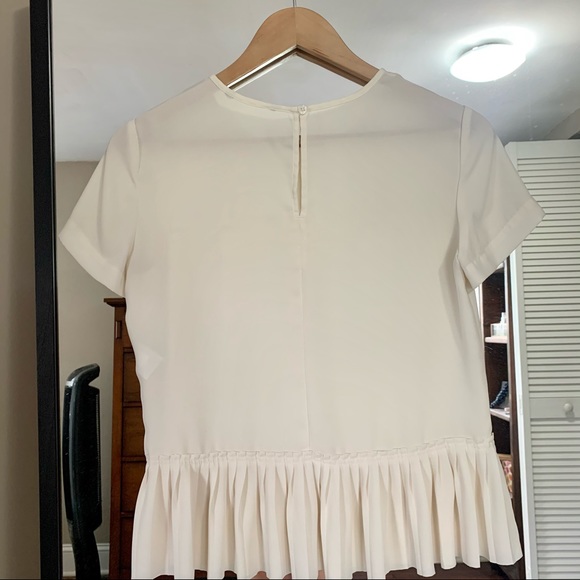 Banana Republic | White Cutout Blouse - Picture 5 of 5